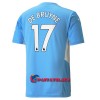 Virallinen Fanipaita Manchester City Kevin De Bruyne 17 Kotipelipaita 2021-22 - Miesten